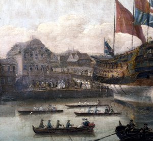 Launch at Deptford Dockyard (detail)