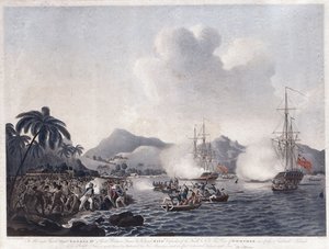 A View of Owhyhee in the Sandwich Island in the South Seas by John the Younger Cleveley