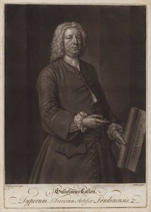 William Caslon, English typographer by John the younger Faber