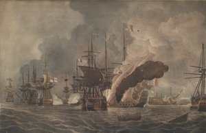 The Battle of the Nile by John william Edy