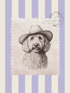 Cowboy Doodle Stamp by Jolly and Dash