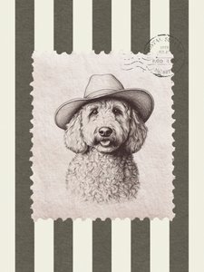 Goldendoodle Cowboy Hat by Jolly and Dash