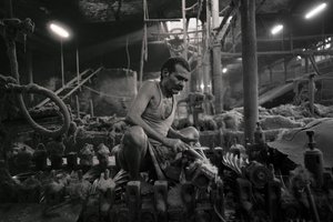 Jute Factory, Kolkata, India, 2017 by Jon Nicholson