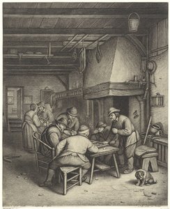 Peasant Interior with Tric-Trac Players