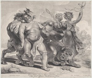 Drunkenness of Bacchus, 1630-57 by Jonas Suyderhoef