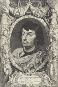 Portrait of Charles the Bold, Duke of Burgundy (series title: Duces Burgundiae)