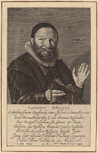 Caspar Sibelius by Jonas Suyderhoff after Frans Hals