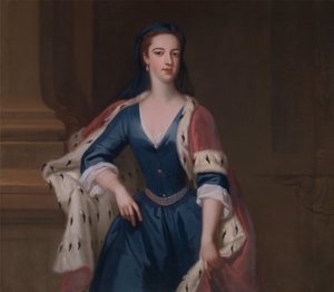 Lady Anne Cavendish (daughter of Elihu Yale?) by Jonathan Richardson