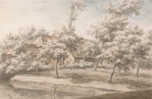 An Orchard by a Stream