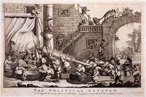 The Political Clyster, Print Made by William Hogarth, 1757 by Jonathan Swift