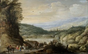 Landscape by Joos or Josse de The Younger Momper