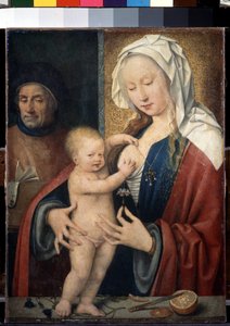 The Holy Family by Joos van Cleve