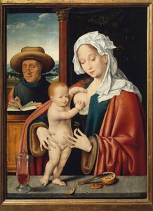 The Holy Family by Joos van Cleve
