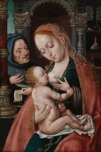 The Holy Family by Joos van Cleve