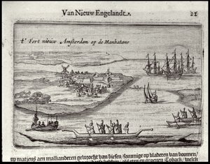 View of New Amsterdam, 1626-28 by Joost Hartgers