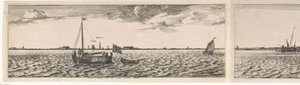 View of the North Side of the Maas (Postcard series)