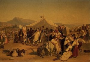 A Fair in the Roman Campagna