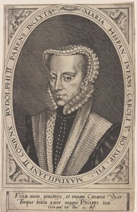 Maria of Austria, Holy Roman Empress by Joris Hoefnagel