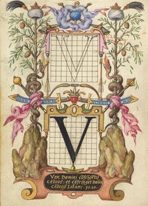 Guide for Constructing the Letter V by Joris Hoefnagel