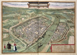 Map of Frankfurt, from 