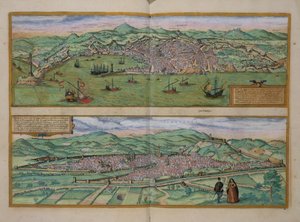 Map of Genoa and Florence (from 