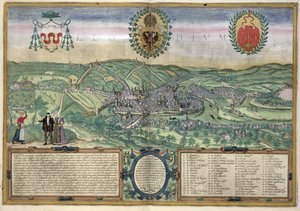 Map of Liege, from 