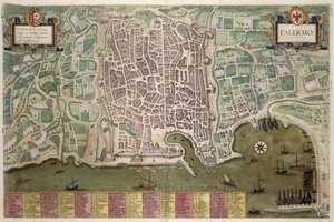Map of Palermo, from 