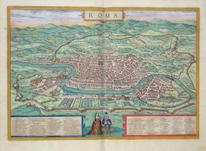 Map of Rome, from 