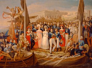 Ferdinand VII Disembarking in the Port of Santa Maria by José Aparicio