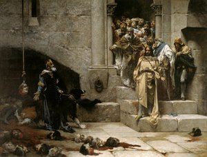 The Bell of Huesca or The Legend of the Monk King by Jose Casado del Alisal