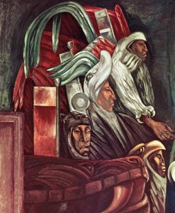 Aztec Warriors, from The Epic of American Civilization by José Clemente Orozco