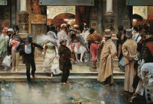 Leaving the Masqued Ball by José García Ramos