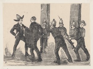 Execution of Jesus Bruno Martinez, 1892 by José Guadalupe Posada