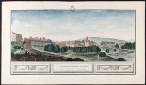 View of the Alhambra of Granada from the Castle of Torres Bermejas by José de Hermosilla