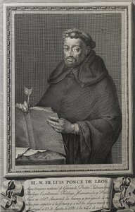 Portrait of Fray Luis de Leon, 1791 by Jose (after) Maea