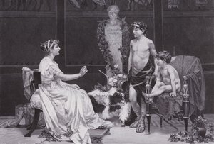 Cornelia, Mother of the Gracchi by Jose Garnelo y Alda