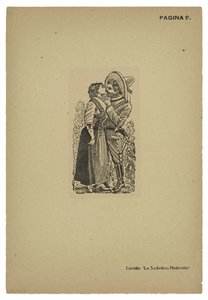 A Maderista and His Beloved Kiss Farewell