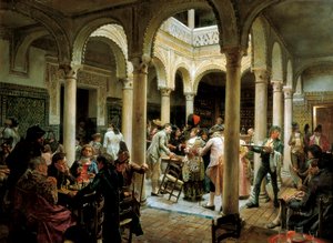 The Cafe by Jose Jimenes Aranda