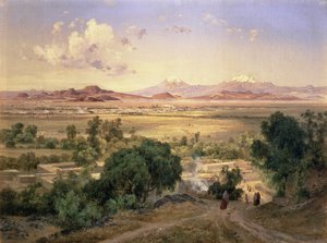 The Valley of Mexico from the Low Ridge of Tacubaya by José María Velasco