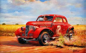 Juan Manuel Fangio Formula One World Championship by Jose Maria Villafuerte