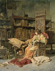 Don Carlos de Viana (1421-61) by Jose Moreno Carbonero