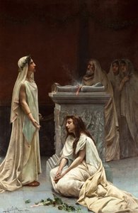 The Vestals by Jose Rico Cejudo (1864-1943) by Jose Rico y Cejudo