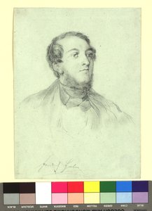 Friedrich Halm (1806-1871), Poet by Josef Danhauser