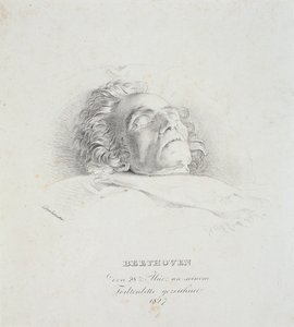 Ludwig van Beethoven on His Deathbed, 28th March 1827