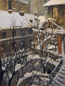 View from My Window by Josef Engelhart