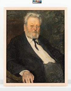 Ludwig Speidel by Josef Engelhart