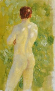 Male Nude by Josef Engelhart