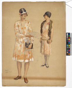 Two Studies of Maridl, the Artist