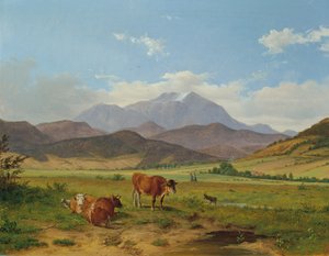 Landscape with Snow Mountain