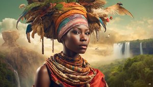 Dreamcore Dreamlike Scene Africa 03